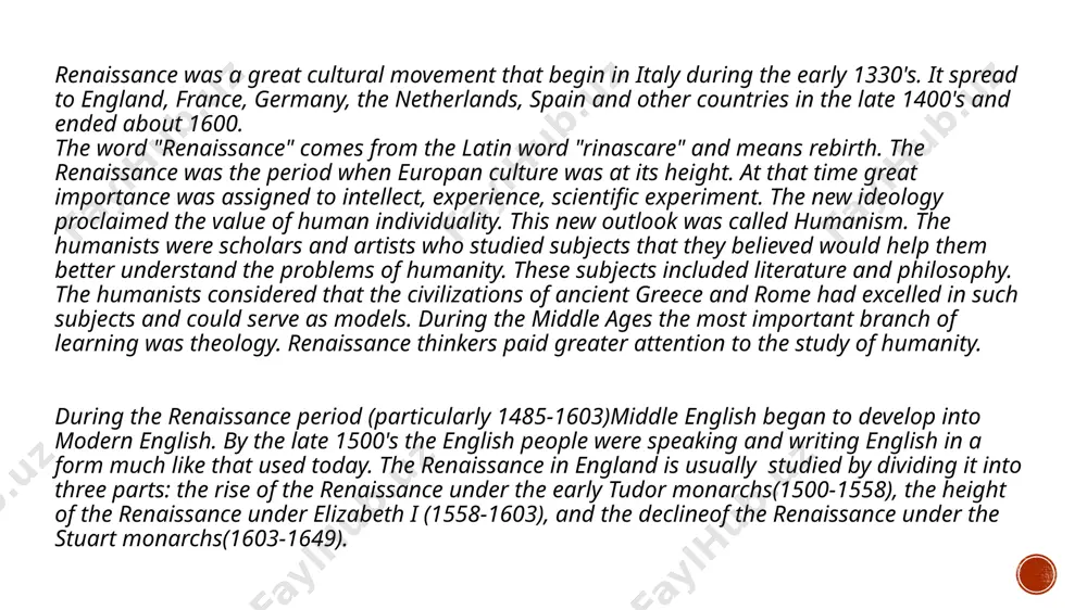 renaissance in british literature - Page 3