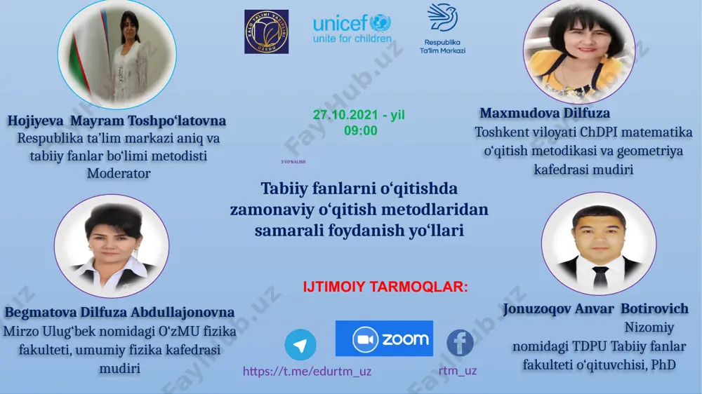 “tabiiy fanlarni o‘qitishni takomillashtirish: muammo va yechimlar” - Page 3
