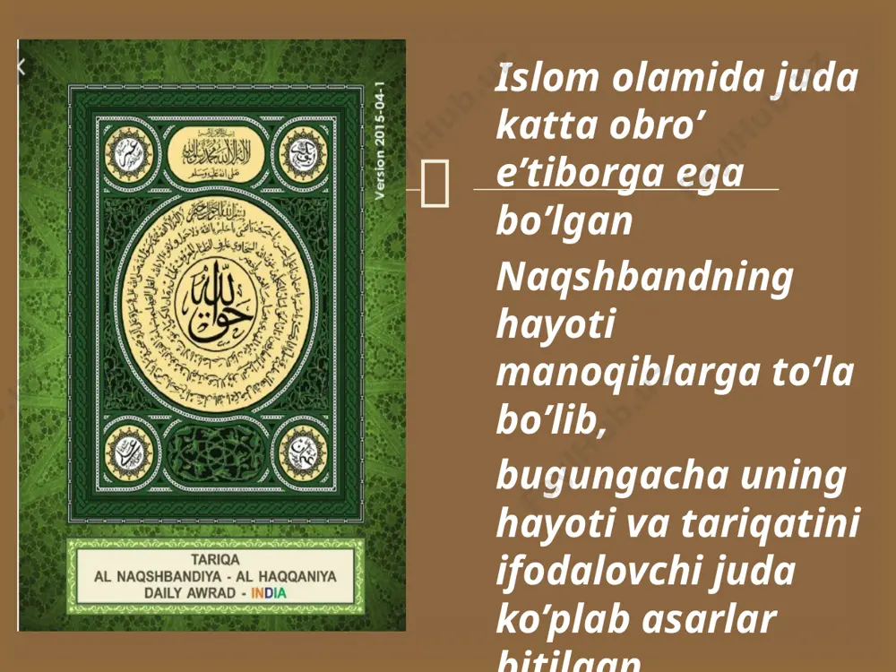 naqshbandiya tariqati - Page 5