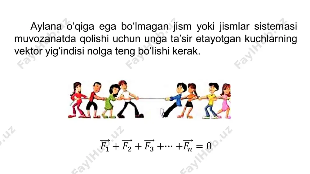 jismlarning muvozanatda bo‘lish shartlari 10-sinf, 16-mavzu - Page 3