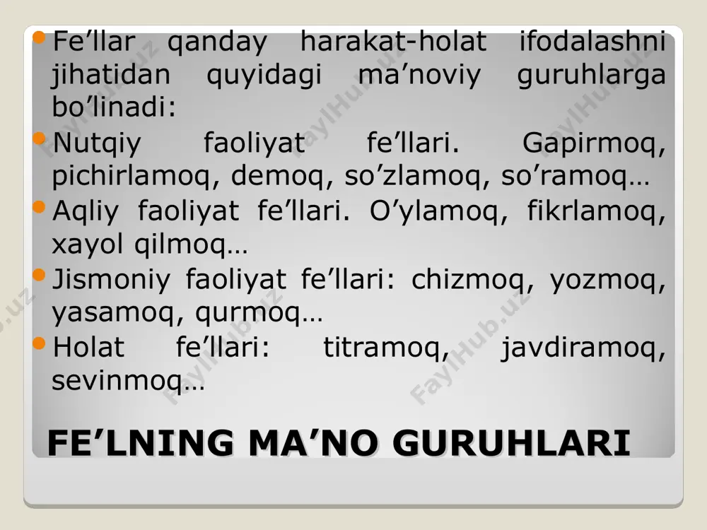 harakat va holat fe'llari - Page 5