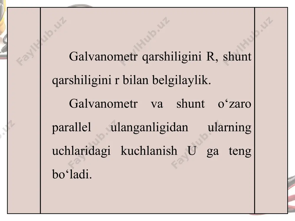 ampermetr va voltmetrning o‘lchash chegarasini oshirish 10 - sinf - Page 4