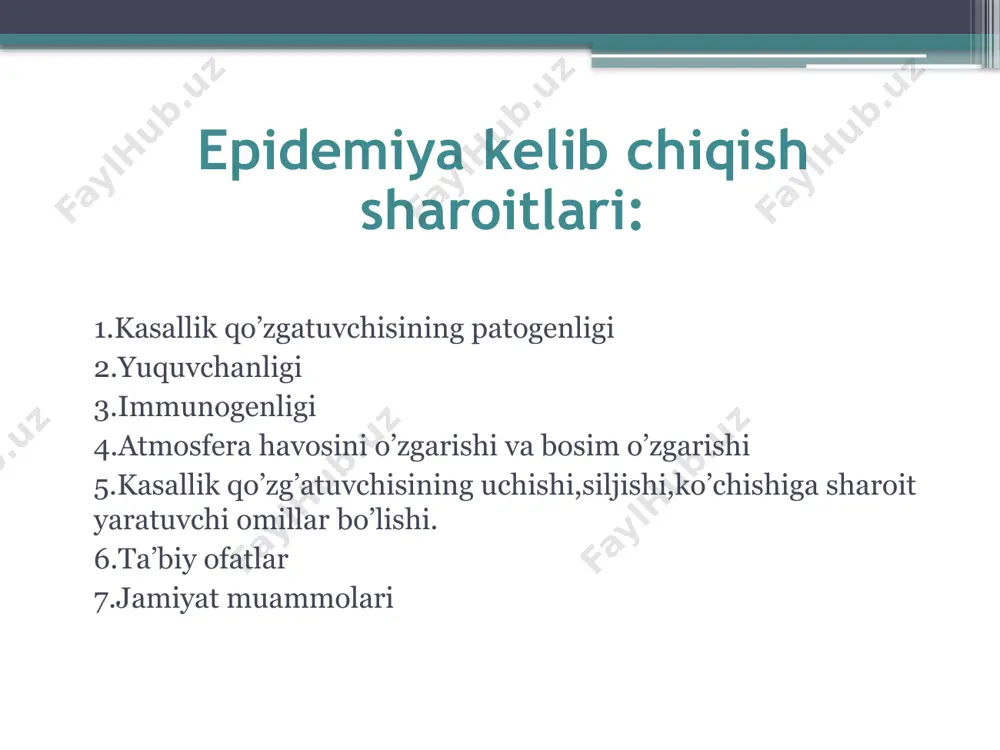 epidemiya o’choqlarining tibbiy – taktik tavsifi - Page 4
