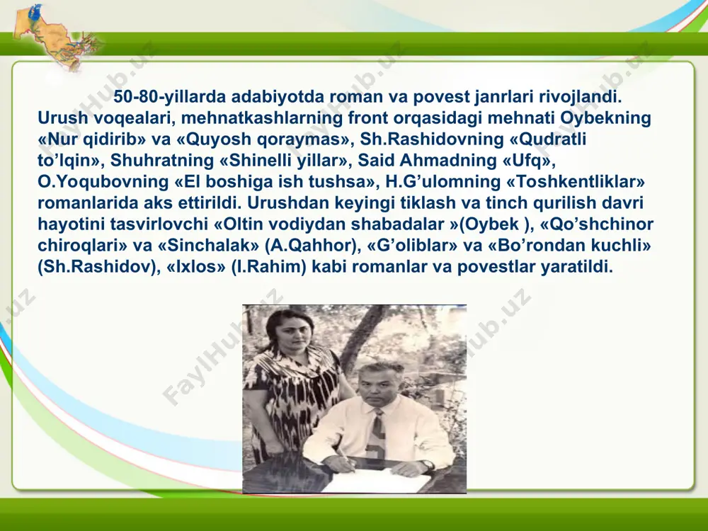 di. uning tabiatan bardoshligi, e’tiqodida sobitligi, ma’naviy, islomiy qadriyatlarga sodiqligi, tarixiy xotirasining butunligi, qolaversa, buyuk bobokolonlarimiz ma’naviy sarchashmalaridan to’yinganligi –bular hukmron tuzum zulmkorlarining har qanday nayrangu urinishlaridan ustun keldi. yurtimizda amalga oshirilayotgan bunyodkorlik va obodonlashtirish ishlari, ta’lim-tarbiya, sog’liqni saqlash, aholini ijtimoiy himoya qilish tizimini takomillashtirish va moddiy-texnika bazasini mustahkamlash, madaniy-ma’rifiy sohalarni rivojantirish, qo’yingki, hayotimizning barcha jabhalarida amalga oshirilayotgan betimsol o’zgarishlarni ta’minlashning moddiy negizi ko’p jihatdan mamlakatimiz iqtisodiyotining asosini tashkil etuvchi agrar soha rivoji bilan bog’liqdir.