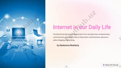 internet in our daily life — PDF