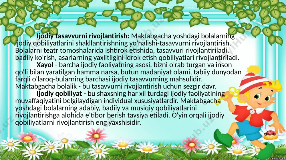 ijodiy rivojlanish sohasi - Page 4
