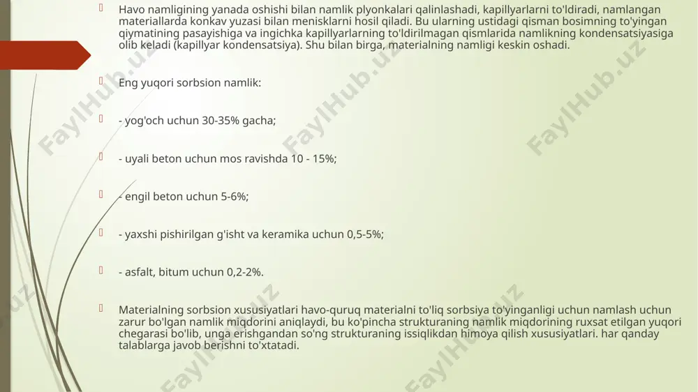 devor va shiftlarning nam materiallari - Page 5