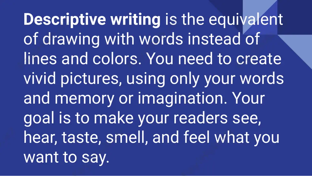 practicing descriptive writing - Page 5