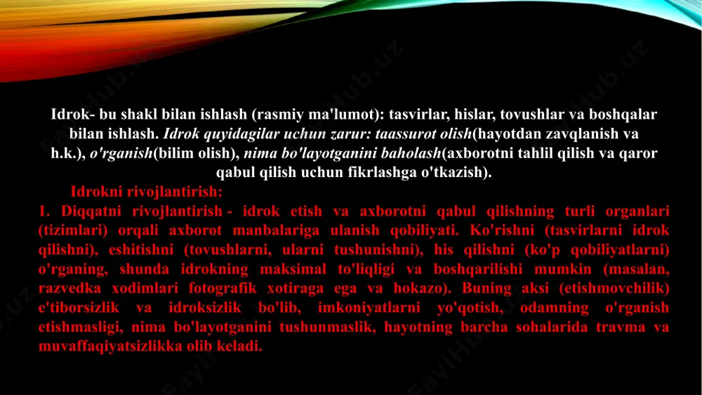 kichik maktab yoshi bolalar idrokining rivojlanishi - Page 5