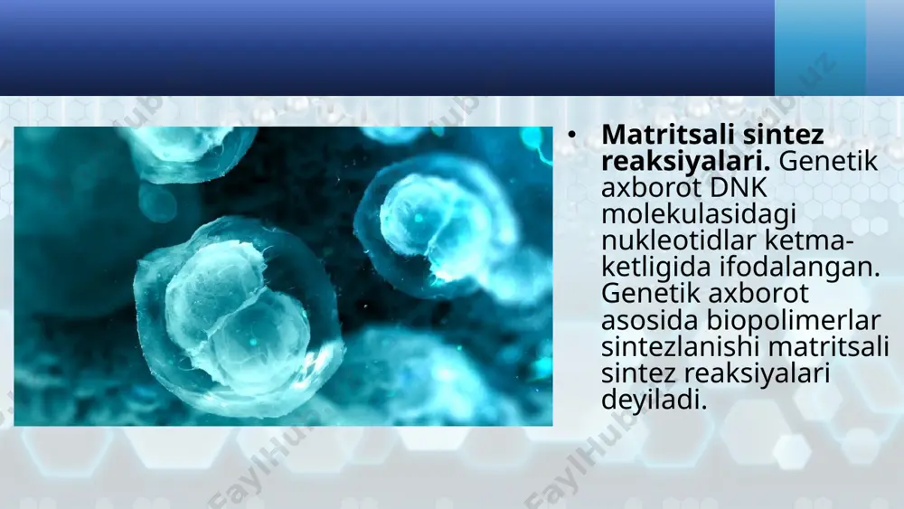 hujayra tiriklikning irsiy birligi. 10 - sinf - Page 4