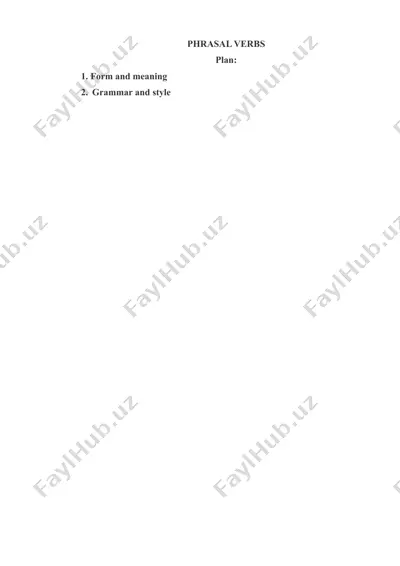 phrasal verbs — DOCX