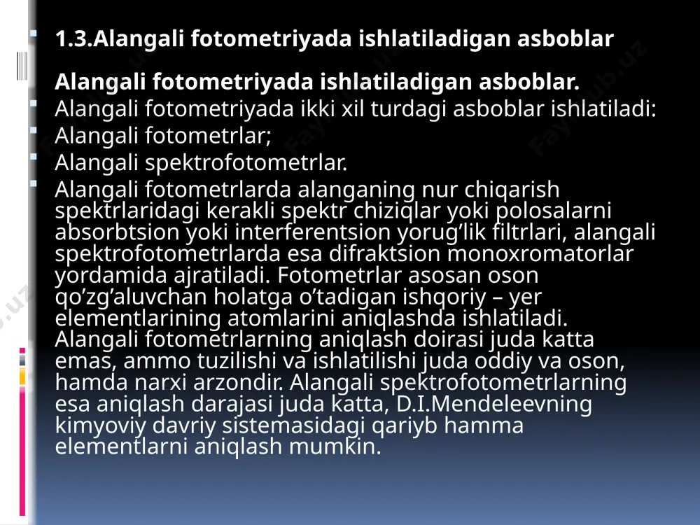 kurs ishi: analitik kimyo va alangali fotometriya usuli - Page 5