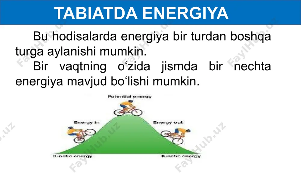 tabiatda energiyaning saqlanishi - Page 4