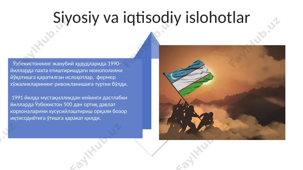 mustaqil oʻzbekiston respublikasining tashkil topishi va uning tarixiy ahamyati - Page 4