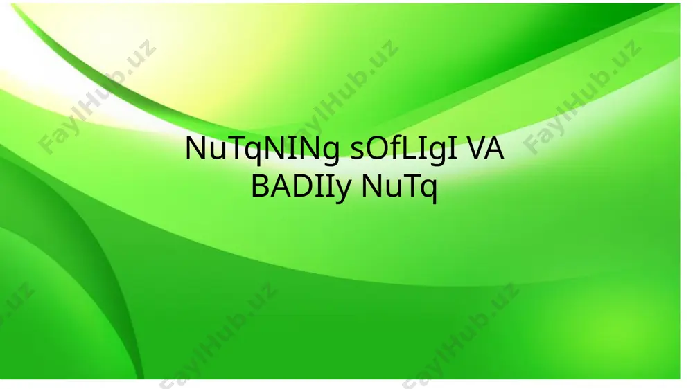 aniyma’naviy saviyasini kinoyaviy ta’kidlash maqsadida, ya’ni estetik maqsad bilan rasmiy-idoraviy qoliplashgan iboralarning badiiy matnda qo’llanishi kuzatiladi. 56-mashq. gaplarni o’qing. ajratib ko’rsatilgan so’zlarning qanday badiiy maqsadda qo’llanganini izohlang. 1. mingboshi erkin-erkin kuldi: – tavba de, betavfiq! astag’furullo, de! – miryoqub «astag’furullo» o’rniga uyat bir so’z aytdi. mingboshi besh battar yoyilib kuldi. – a battol-ey! o battol-ey! – dedi u. (cho’lpon) 2. tuf de, ko’zing tegadi, kasofat! shu so’zingni menga aytsang, tishingni sug’urib olardim. (oybek) 3. bu yerda ish yomonmi? raisning gapini eshitding-ku, yer yutkur! (o’. umarbekov) 4. hazarni biladimi bu go’rso’xta. hukumatni qo’liga tushsa, otuv berardi. (murod mansur) 5. endi qizilsoyga yaqin borsang, o’ldiraman, juvonmarg! (erkin a’zam) 57-mashq. atoqli adib abdulla qahhor qalamiga mansub quyidagi matn ni o’qing va unda nutqning qaysi sifatiga bee’tiborlik haqida gap ketayotganini aniqlang. hozirgi vaqtda tilimizning boyligini, uning qochiriqlarini o’rganishga eringan, so’z san’atiga hunar deb emas, kasb deb qaraydigan, bisotidagi bir hovuch so’zni yillar davomida aylantirib …