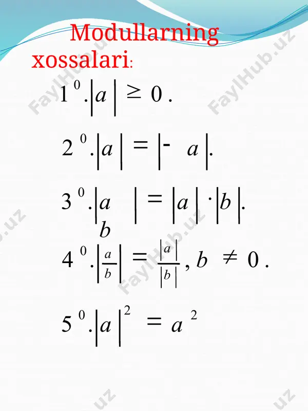 modulli tenglamalar dars ishlanma - Page 4
