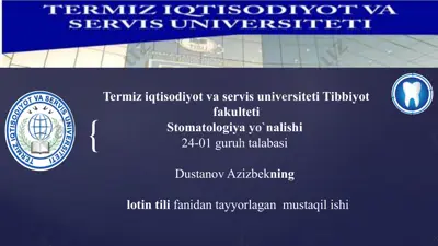 yunon-lotin epigrammalarida tibbiyot va salomatlik — PPTX