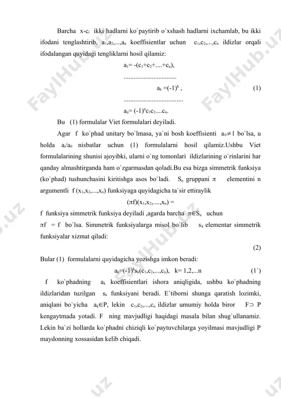 karrali ko’paytuvchilar. viet formulalari - Page 4