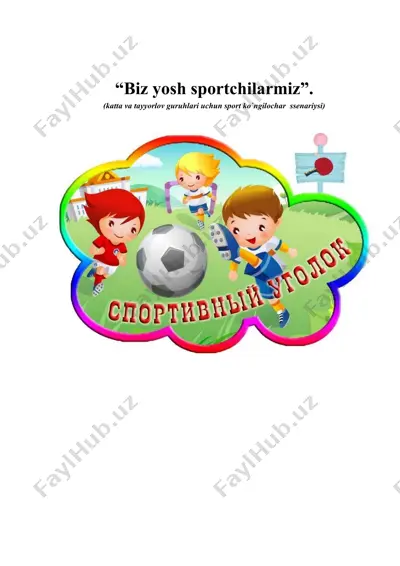 "biz yosh sportchilarmiz" — DOCX