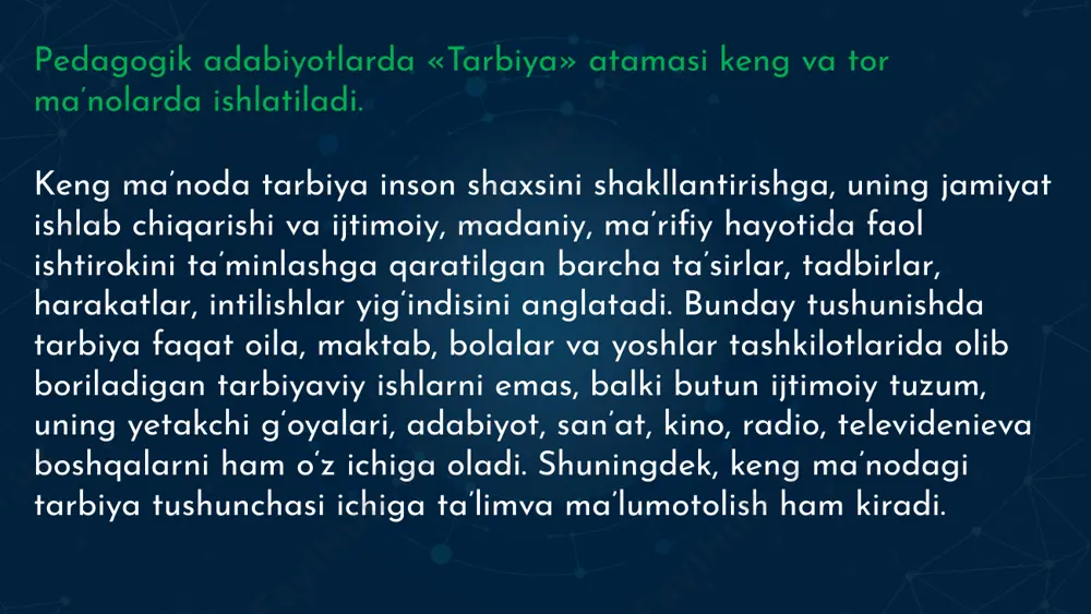 tarbiyaning maqsad vazifalari - Page 5
