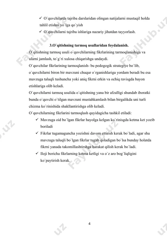 o`qitishning shakl va usullari - Page 4