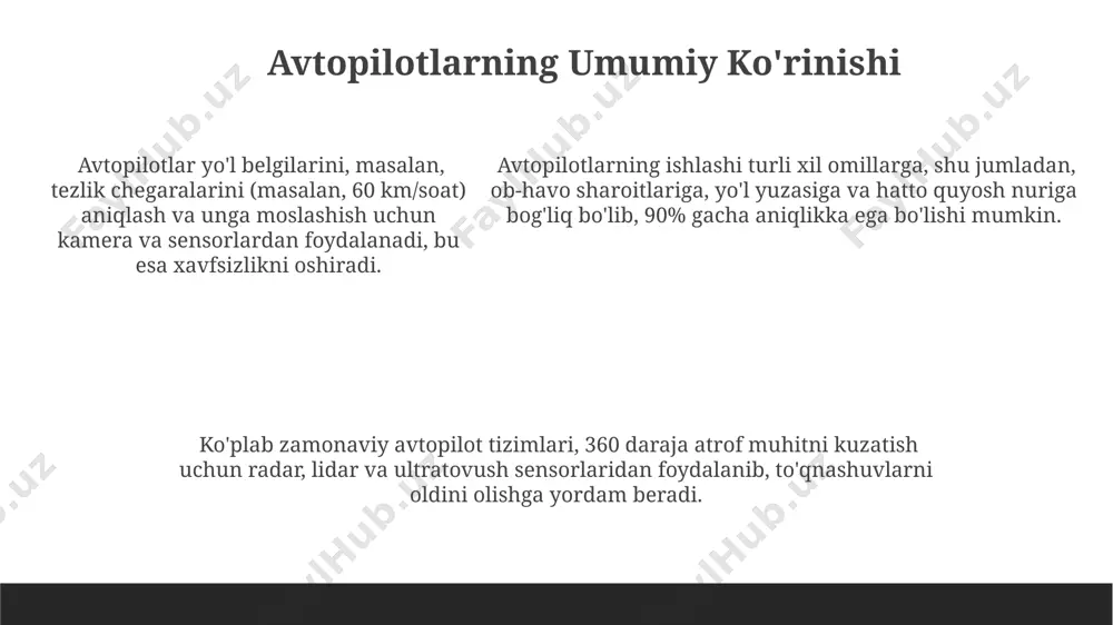 avtopilotlar va adaptiv kruiz nazorati ppt zip - Page 5