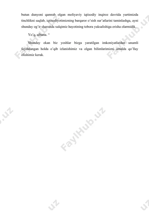 a yarimo'tkazgichlarning solishtirma oʻtkazuvchanligi 16—17 marta ortadi); yarimo'tkazgichlarning elektr oʻtkazuvchanligida erkin elektronlardan tashqari atom bilan bogʻlangan elektronlar ham ishtirok etadi (baʼzi hollarda bogʻlangan elektronlar asosiy rol oʻynaydi); sof yarimo'tkazgichga oz miqdorda qoʻshilma kiritib, uning oʻtkazuvchanligini keskin oʻzgartirish mumkin (mas, 0,01% qoʻshilma kiritilganda yarimo'tkazgichlarning oʻtkazuvchanligi 10000 marta ortib ketadi). past tralarda yarimo'tkazgichlarning solishtirma qarshiligi juda katta boʻladi va amalda ular izolyator hisoblanadi, lekin temperatura ortishi bilan ularda zaryad tashuvchilarning konsentratsiyasi keskin ortadi. mas, sof kremniyda 20° trada erkin elektronlar konsentratsiyasi ~1017m~3boʻlsa. 700° da 1024 m"3gacha, yaʼni million martadan koʻproq ortadi. ya.da erkin elektronlar konsentratsiyasining traga bunday keskin bogʻlikligi oʻtkazuvchanlik elektronlari issiqlik harakati taʼsirida hosil boʻlishini koʻrsatadi. yarimoʻtkazgich kristallda atomlar valent elektronlari yordamida oʻzaro bogʻlangan. atomlarning issiqlik tebranishlari vaqtida issiqlik energiyasi valent elektronlar orasida notekis taqsimlanadi. ayrim elektronlar oʻz atomi bilan bogʻlanishni uzib, kristallda erkin koʻchib yurish imkonini beradigan yetarli miqdordagi issiqlik energiyasiga ega boʻlib qolishi va erkin elektronlarga aylanishi mumkin. tashqi …