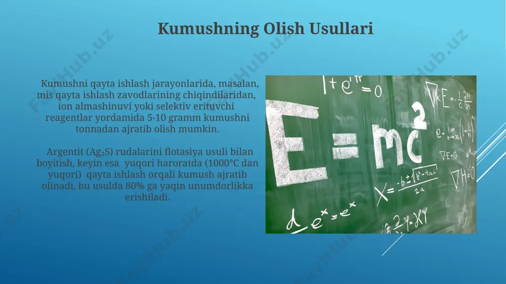 kumush elementiga doir slayd - Page 4