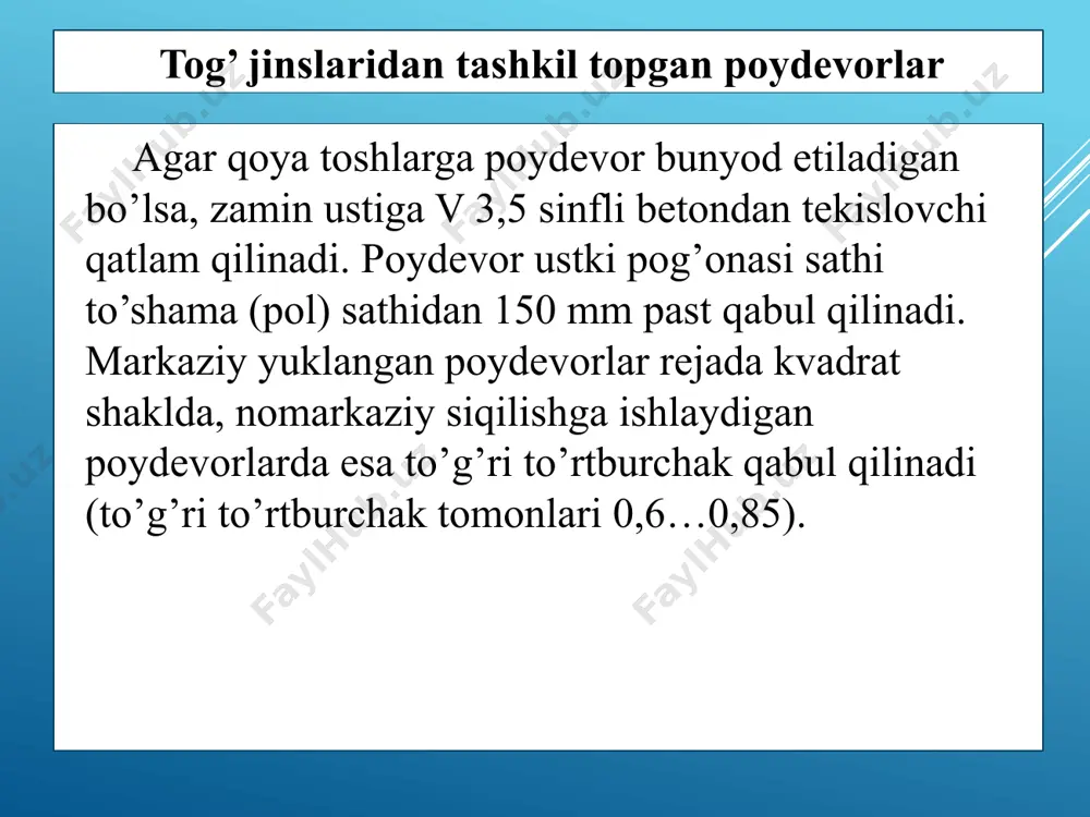ustunqoziqlarni gruntga qoqish usullarining kamchiliklari - Page 4