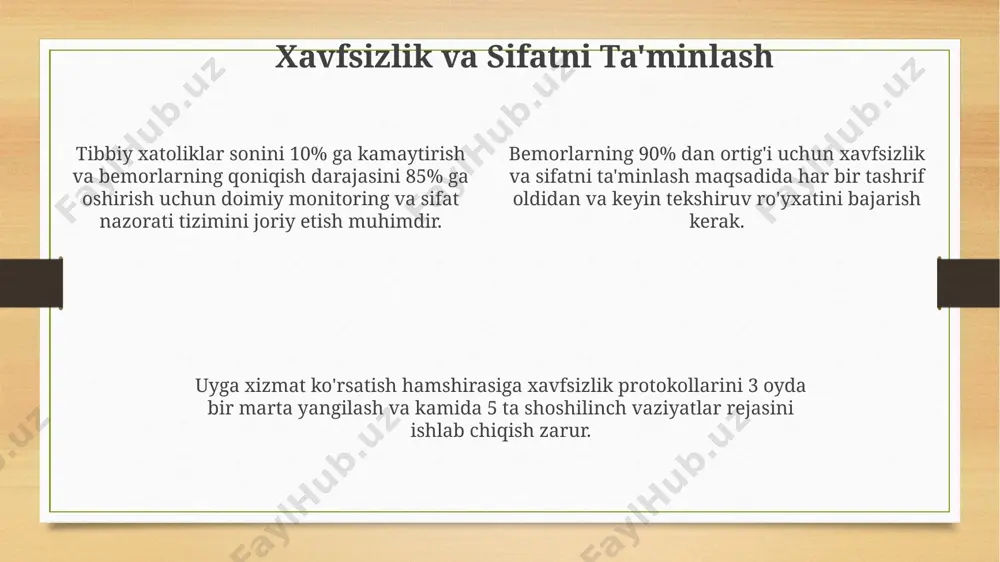 universal progressiv model va patronaj hamshiraning ish rejasi - Page 4