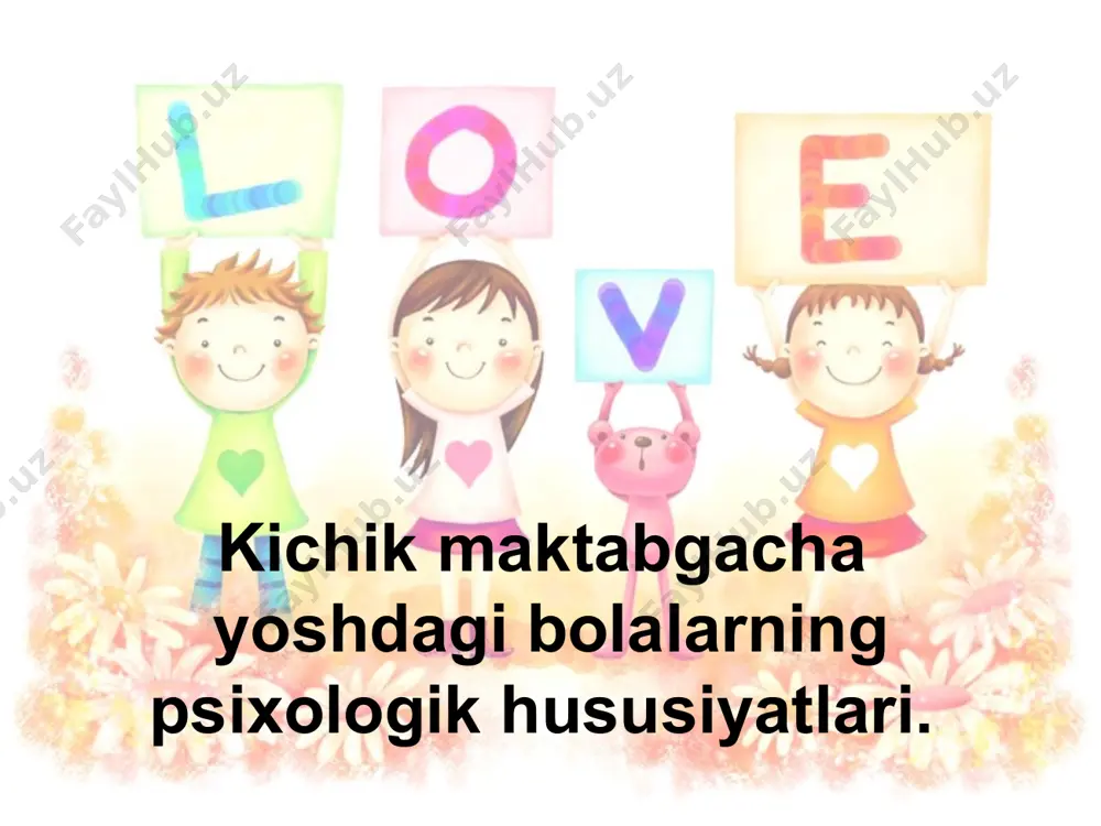 maktabgacha yoshdagi bolalar psixik rivojlanishi - Page 3