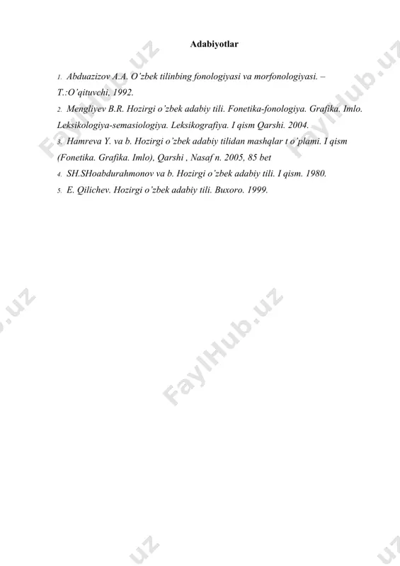 nutq tovushlarining bioasoslari. akustika. transkripsiya - Page 4