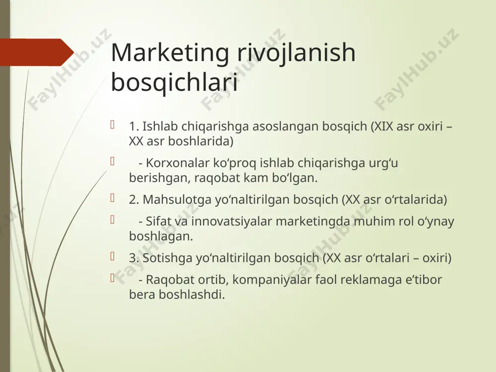 marketing va uning rivojlanish bosqichlari - Page 4