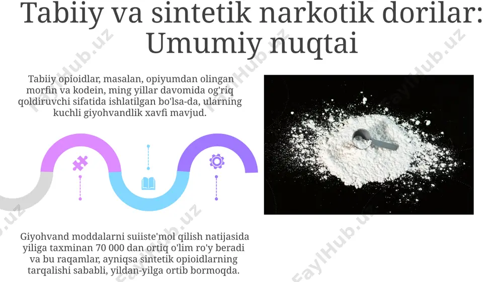 tabiiy va sintetik narkotik vositalar: foydasi va zarari - Page 5