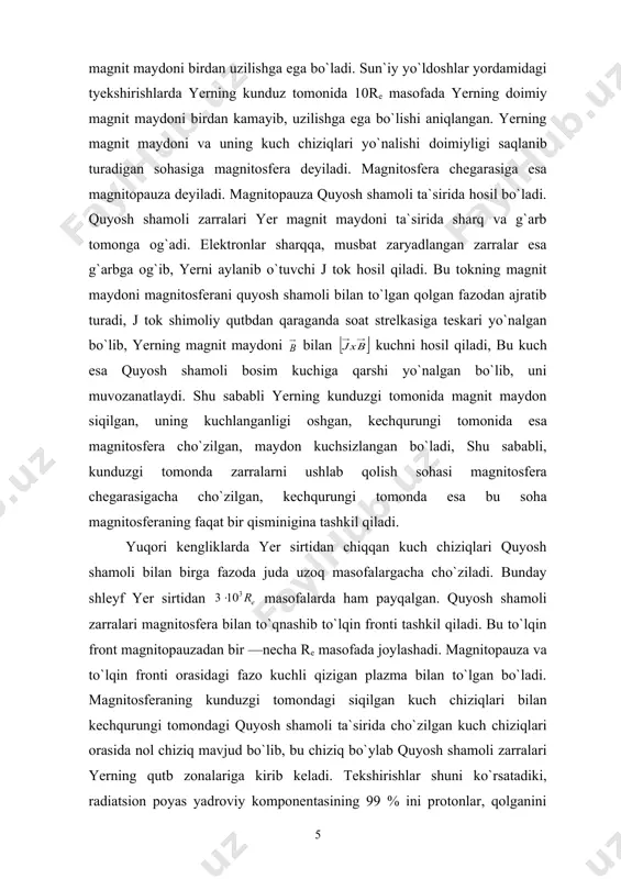 koinot nurlari kelib chiqishi va tezlanish mexanizmlari - Page 5