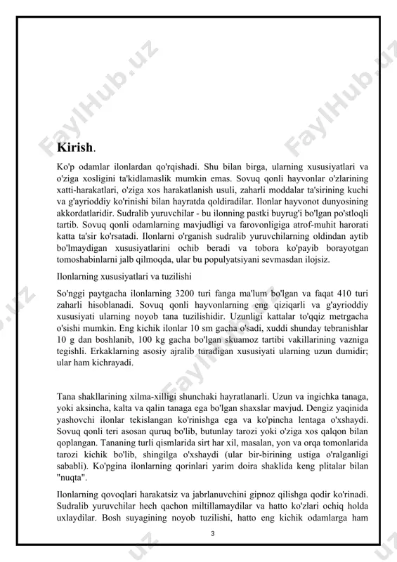 tuyg'usini bergan. kosmosdagi yo'nalishda eng kam rolni oxirida bifurkatsiya qilingan til o'ynaydi. ko'pgina tadqiqotchilar buni "chaqish" deb atashadi. og'zini ochganda, ilon tili bilan havoni ushlaydi va unga atmosferaning turli zarralari va elementlari yopishadi, so'ng sudraluvchi organni og'izda joylashgan ma'lum bir joyga olib keladi va hidlaydi va ta'mga ega. ko'pgina hollarda, ilonlar o'zlarini himoya qilish uchun zahardan foydalanadilar, shuningdek, bu jabrlanuvchini o'ldirish usullaridan biridir. ilonlarni oziqlantirish va qish uyqusi ilonlar nima yeyishi sovuqqon hayvonning kattaligiga bog'liq. sudralib yuruvchilarning asosiy dietasi qurbaqalar, kemiruvchilar, kaltakesaklar va hasharotlarning ayrim turlaridan iborat. ammo haqiqat qolmoqda - barcha ilonlar hayvonlarni iste'mol qiladi. jismoniy shaxslar uchun kichik jo'jalar yoki tuxumlar bilan nonushta qilish haqiqiy noziklik hisoblanadi. daraxtlarga chiqish qobiliyati tufayli ular qushlarning uyalarini osongina yo'q qilishadi va ovqatlanishdan zavqlanishadi. ovqatlanish har kuni qabul qilinmaydi. ilonlar ochlik bilan juda yaxshi ish qiladilar va yaqin atrofda suv bo'lishi sharti bilan, odamlar bir necha oy davomida ovqat yemaydilar. sudralib yuruvchilarning …