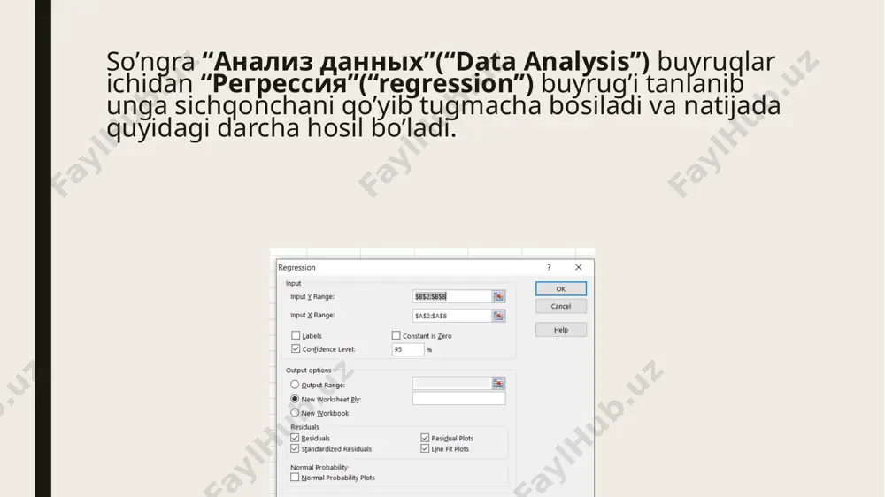iqtisodiymasalaning korrelyatsion-regression tahlili - Page 5
