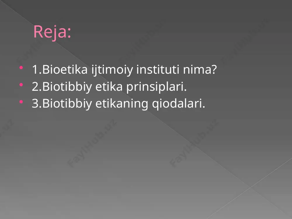 bioetika ijtimoiy instituti: biotibbiy etikaning prinsiplari va qoidalari - Page 3
