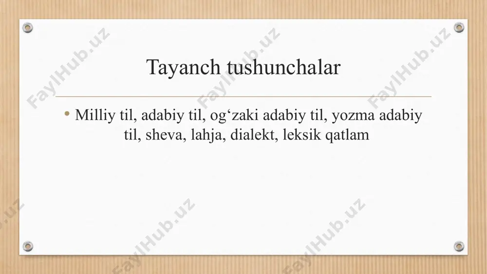 manistonning toshhovuz, qozog‘istonning qamoq, iqon, qorabuloq, qoramurt, mankent qishloqlarida istiqomat qiladilar. e-a: kel – gal, dedi – dadi, berdi – bardi -day – diy: shunday – shundiy, bunday – bundiy t-d: til – di:l, ter – da:r, tush – du:sh k-g: ketdi – getti, ko‘z – go‘:z k,q: tilagi – tilaki, sochig‘i – sa:chaqi morfologik xususiyatlari -ning < -ing: otning boshi – a:ting bashi, bizning shahrimiz – bizing sha:rimiz; -ga < -a: ishga – i:sha, otimga – a:tima; juda = dim: dim yaxshi, dim i:ssi; menga – manga, senga – sanga, unga - (v)unga; -lar < -la: gullar – gulla, olinglar – alingla; -inchi < -inji: birinchi – birinji… -maq, -mak: ko‘rmoq – go‘rmak, ishonmoq – i:nanamaq; -yapti < -yatir: kelyapti – galyatir, boryapti – baryatir; -jak/jaq: keladigan – galjak, boradigan – barjaq; -(a)li: kelaylik – galali, boraylik – barali; buyruq-istak fe’li: bersangchi – barsanga, borsangchi – barsanga. foydalanilgan adabiyotlar: …