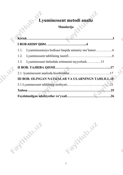 lyuminessent metodi analiz — DOCX