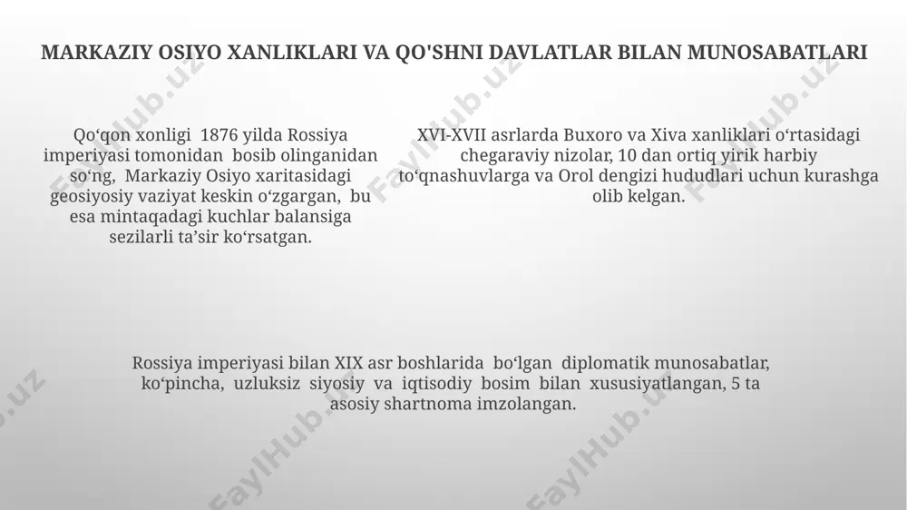 oʻrta osiyo xonliklari tarixi - Page 5