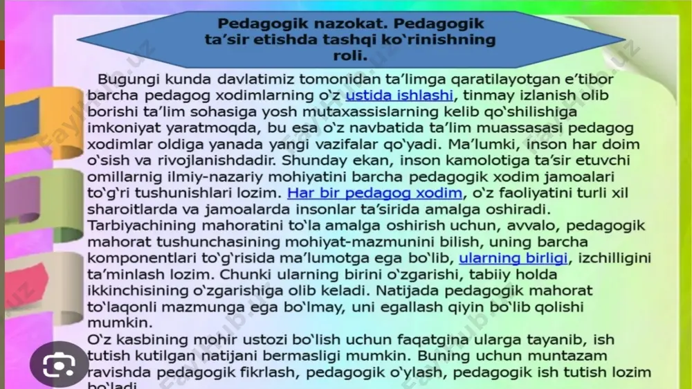 pedagogik odob. pedagogning muomala odobi - Page 5