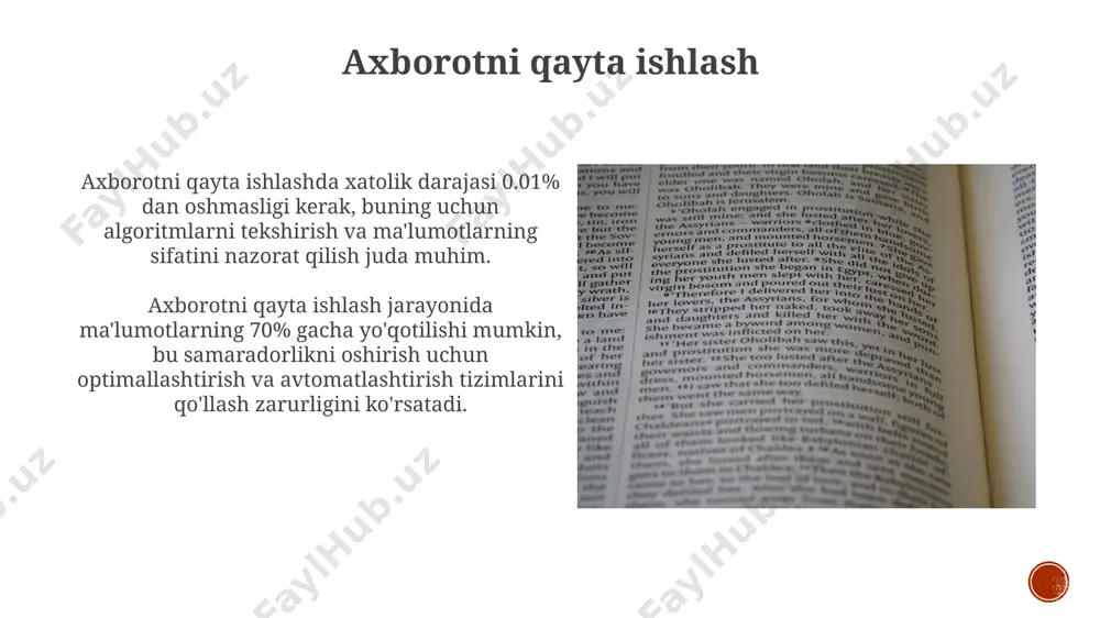 axborot tushunchasi: uning turlari, xususiyatlari va xossalari - Page 3