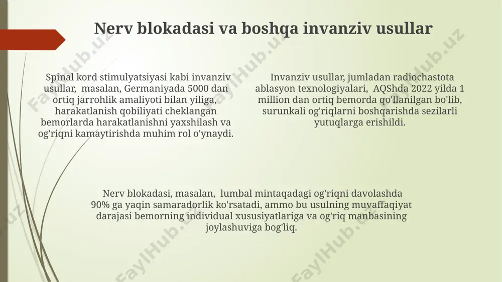 zamonaviy ogʻriqsizlantirish usullari - Page 4