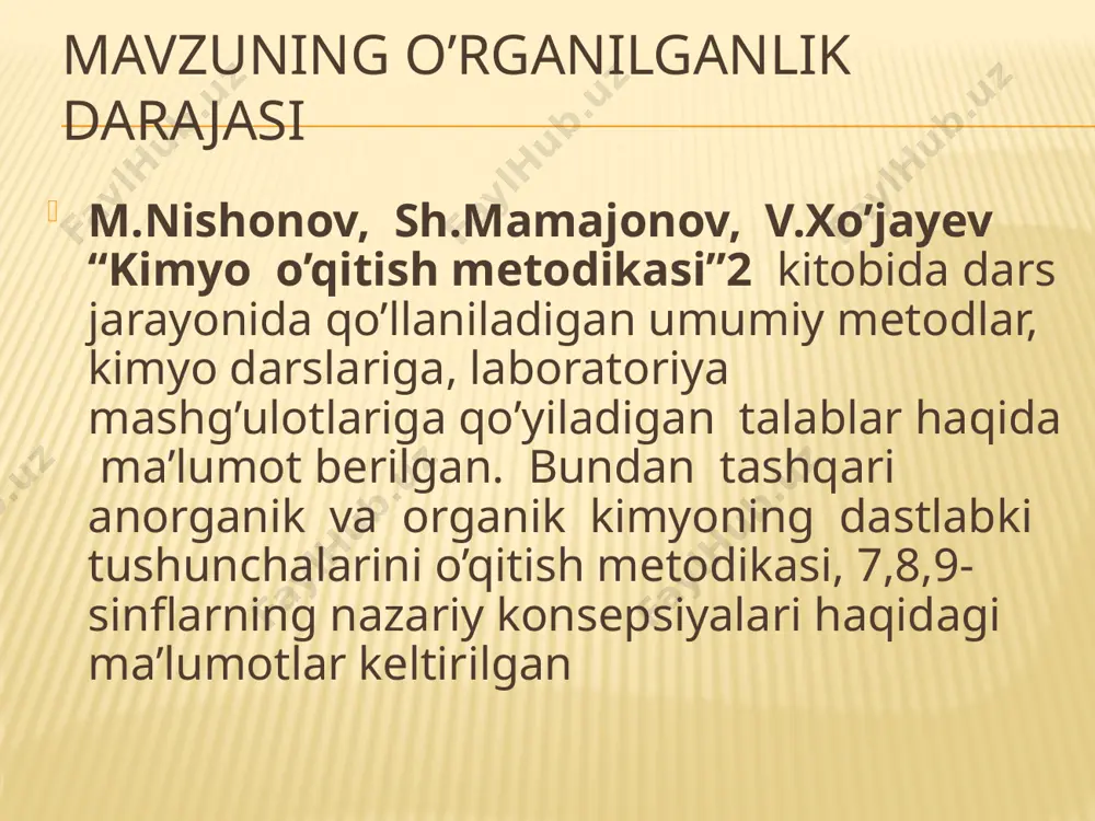 akademik litseylarda kimyo eksperimentidan foydalanib o’qitish metodikasi - Page 5