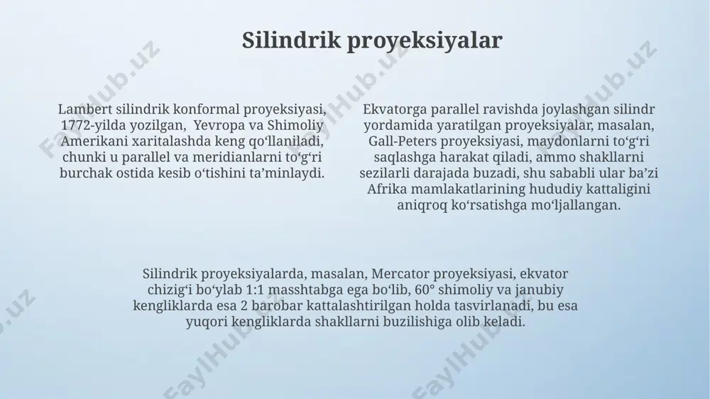 kartogirafik preksiyalar nazaryasizni asoslari - Page 4