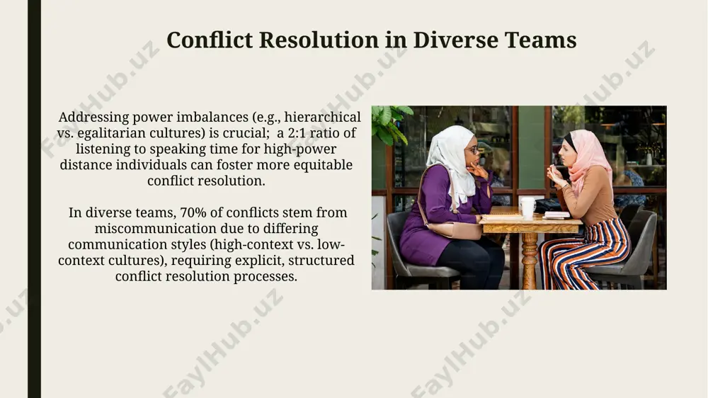 successful cross-cultural relationships leverage emotional intelligence (eq); understanding and managing emotions, both your own and your counterpart’s, is crucial, accounting for at least 50% of successful outcomes in diverse team collaborations. high-context vs. low-context communication low-context cultures, such as germany (scoring lower on uncertainty avoidance), prioritize direct, explicit communication; approximately 70-80% of the message is conveyed verbally, leaving little room for interpretation. high-context cultures, like japan (with a high uncertainty avoidance score of 92), rely heavily on nonverbal cues and shared understanding, often requiring fewer explicit words than low-context cultures. communication styles across cultures high-context cultures, like japan (with a high uncertainty avoidance index of 92), rely heavily on nonverbal cues and shared understanding, contrasting sharply with low-context cultures like germany, prioritizing explicit verbal communication. approximately 60% of communication is nonverbal, encompassing body language, tone, and proxemics; variations in these nonverbals across cultures significantly impact message interpretation and successful cross-cultural …