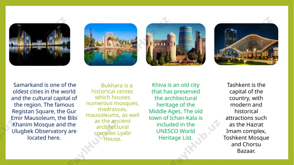 tourism in uzbekistan: traditions, adventures and unique architecture - Page 4