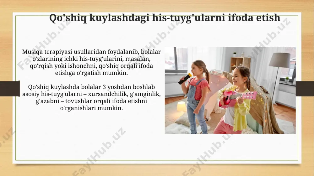 bolalarni qo'shiq kuylashga o'rgatish - Page 5