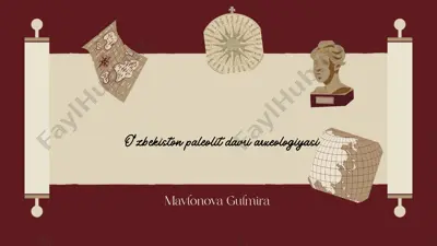 farg'ona odami va takalisoy makoni — PPTX